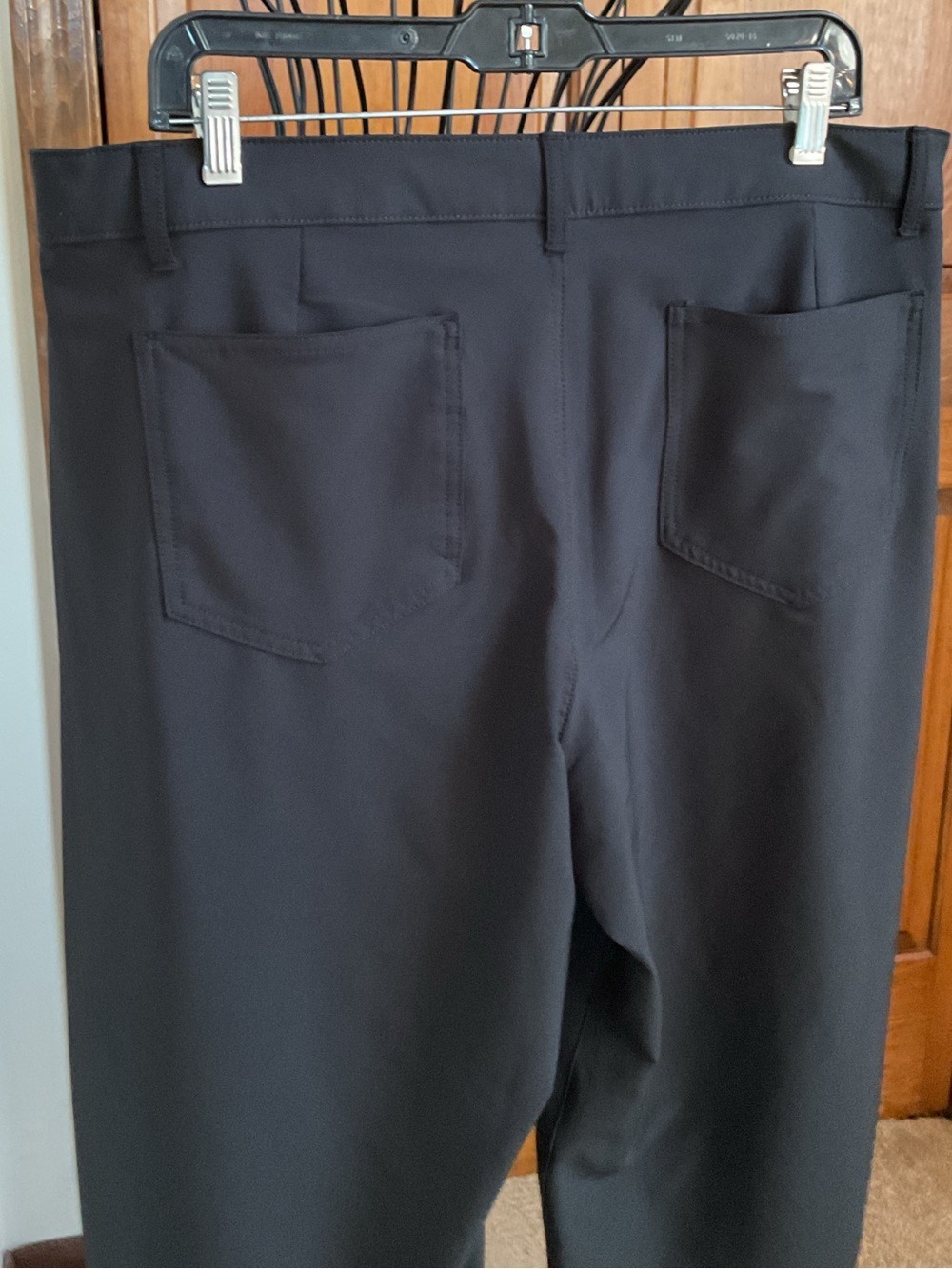 GAP mid rise barrel pants, black, large - Picture 4 of 8